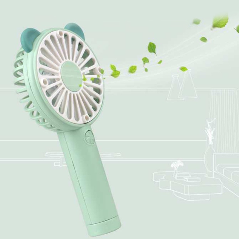 Quạt Mini Cầm Tay Thiết Kế Dễ Thương Sành Điệu Dùng Khi Đi Du Lịch / Trong Nhà / Ngoài Trời Dành Cho