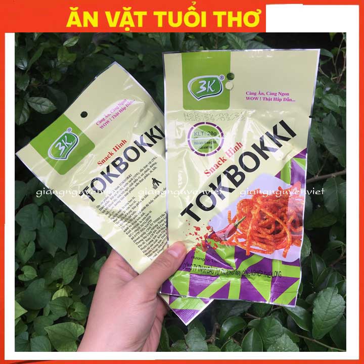 Combo 10 gói snack toboki hương vị thơm cay