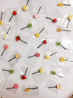 Set 3 kẹp tóc trái cây siêu cute