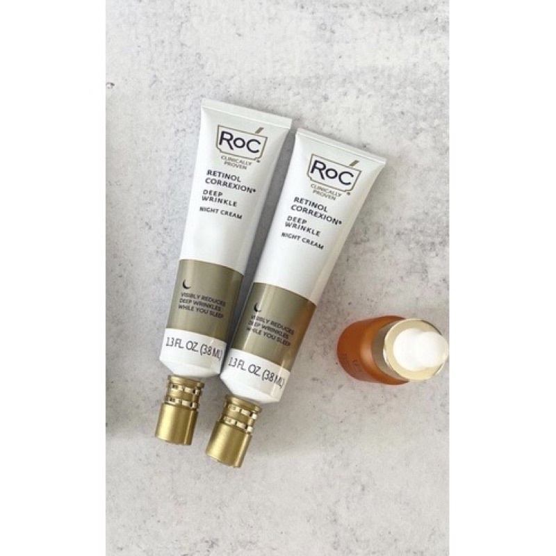 Sét kem dưỡng ban ngày Roc retinol + serum vitaminC