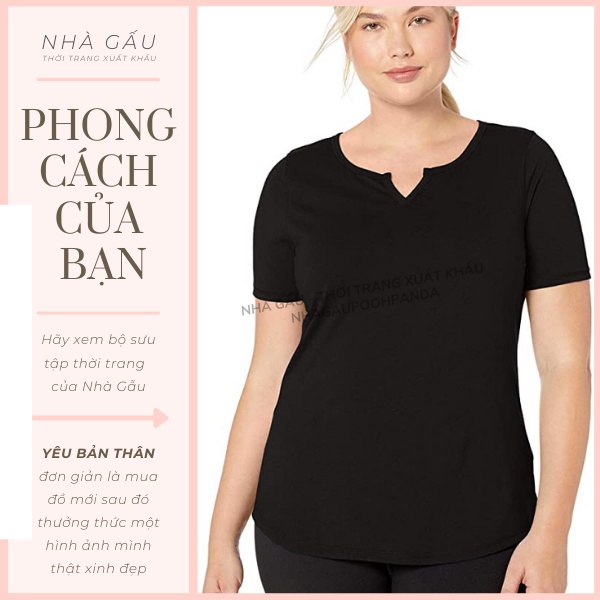 Áo thun tay ngắn 6565 màu đen