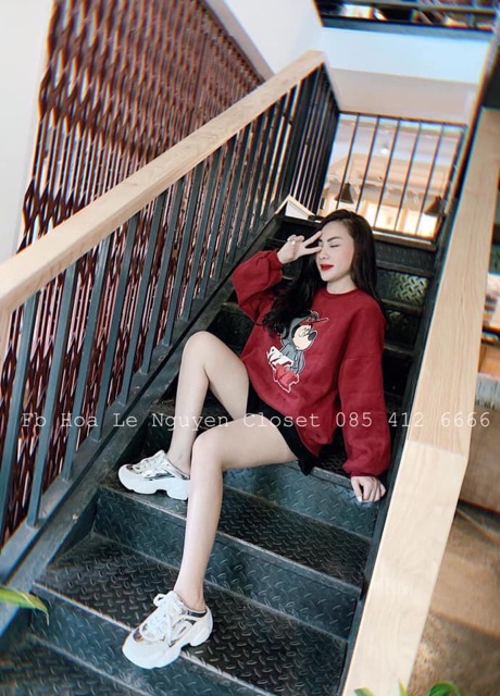 Áo nỉ mickey chất siêu đẹp