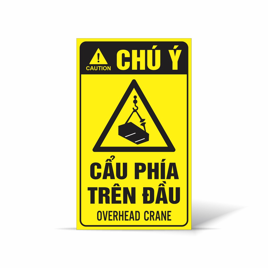 Biển cảnh báo cẩu phía trên đầu