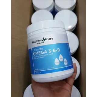(Mẫu mới) Omega 369 Của Healthy Care Úc 200 Viên