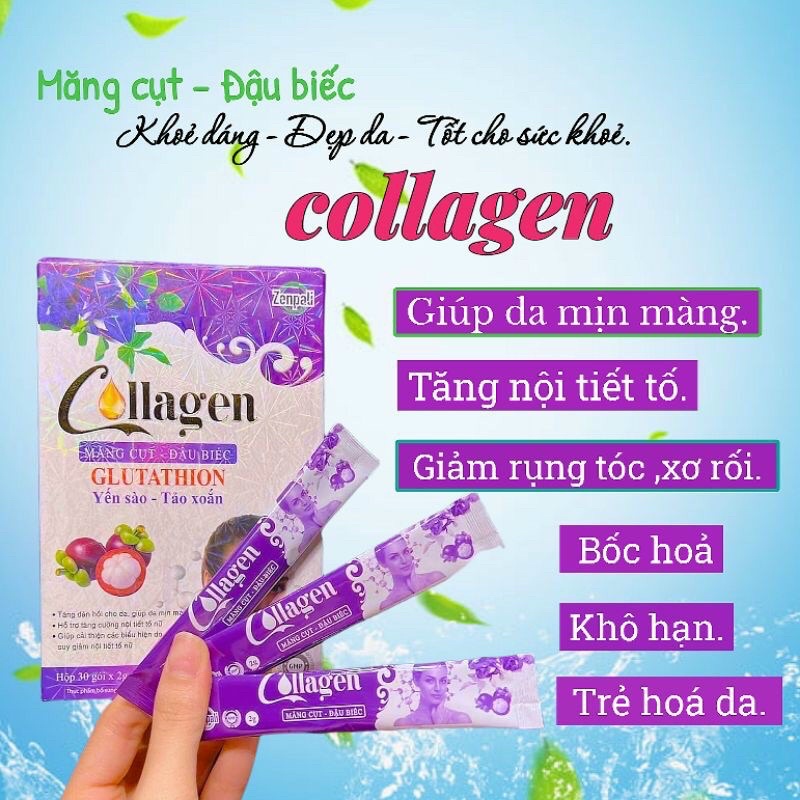 COLLAGEN MĂNG CỤT ĐẬU BIẾC CHÍNH HÃNG ZENPALI