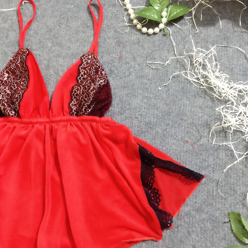 [Mã FAMAYWA giảm 10K đơn 50K] 🦋BỘ NGỦ SEXY VOAN MÚT RỜI XẺ HÔNG FORM DƯỚI 60KG🦋 | BigBuy360 - bigbuy360.vn