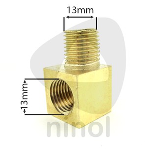 Mua Co nối thau 1 đầu ren trong 1 đầu ren ngoài - co điếu thau ren 9.6  13  17  21mm