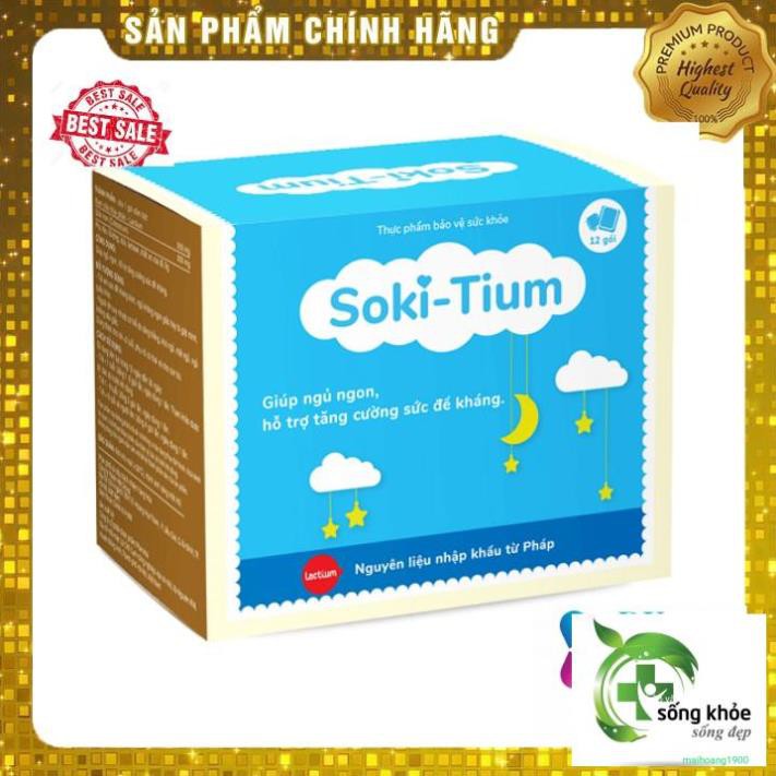 Soki-Tium- cải thiện giấc ngủ cho trẻ sơ sinh, dùng cho các bé hay khóc đêm, khó ngủ, chậm lớn