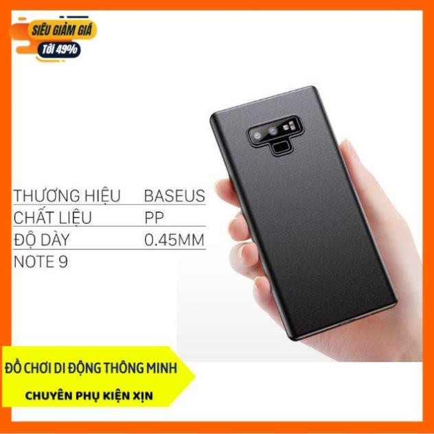 [HÀNG CHẤT] Ốp Baseus lụa siêu mỏng cho Galaxy Note 9 Chính hãng