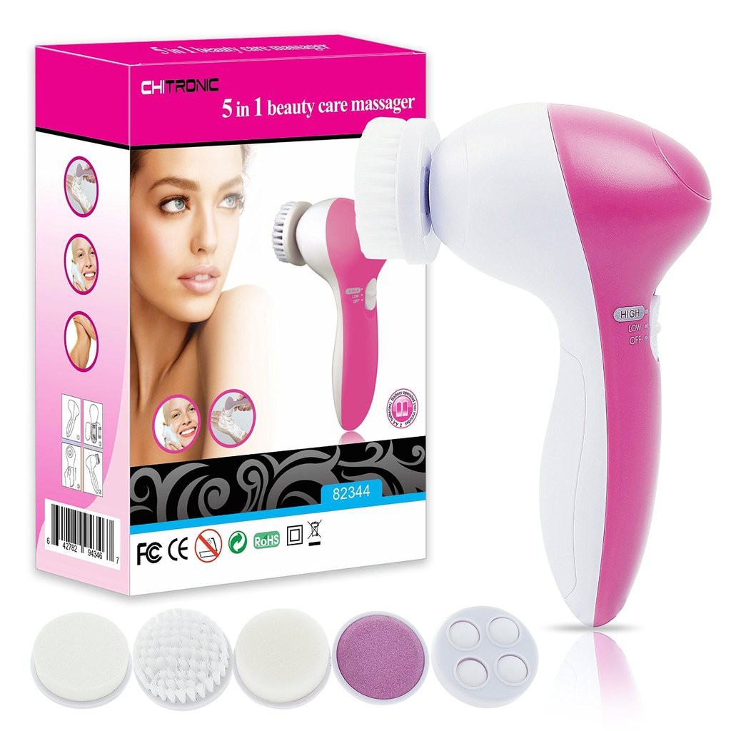 [RẺ VÔ CỰC] Máy Rửa Mặt, Massage Mặt 5 In 1 Beauty Care Massager [CHẤT LƯỢNG]