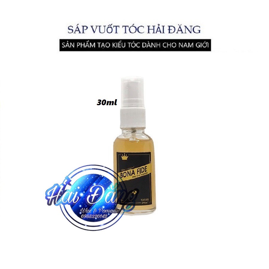 Chai Xịt Tạo Phồng Giữ Nếp Bona Fide Chính Hãng - Pre-Styling Bona Fide