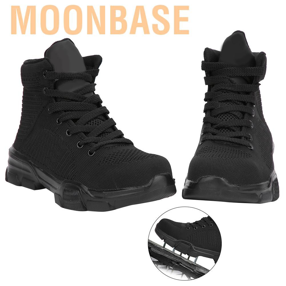 Moonbase Mens High-Top Safety Shoes Wook Boots Steel Toe Trainers Sneakers Lightweight SS