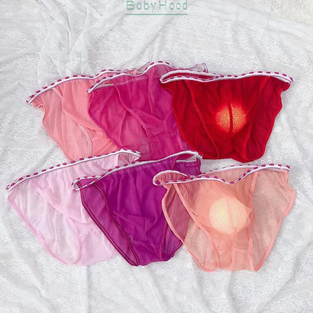 Underwear Briefs Bulge Pouch Sheer Thongs Underpants Bikini Breathable#BBHOOD