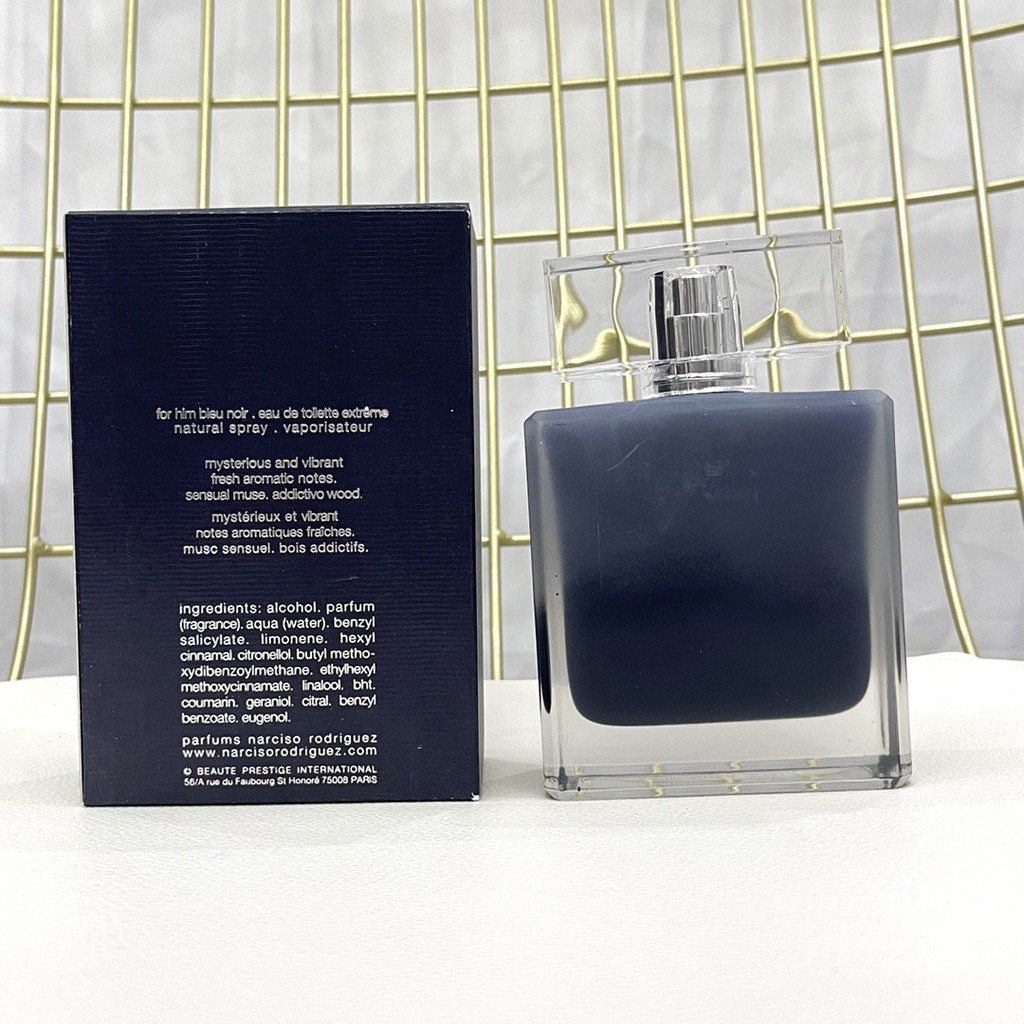 NARCISO RODRIGUEZ Black Blue Male Eau De Toilette EDT 100ml | BigBuy360 - bigbuy360.vn
