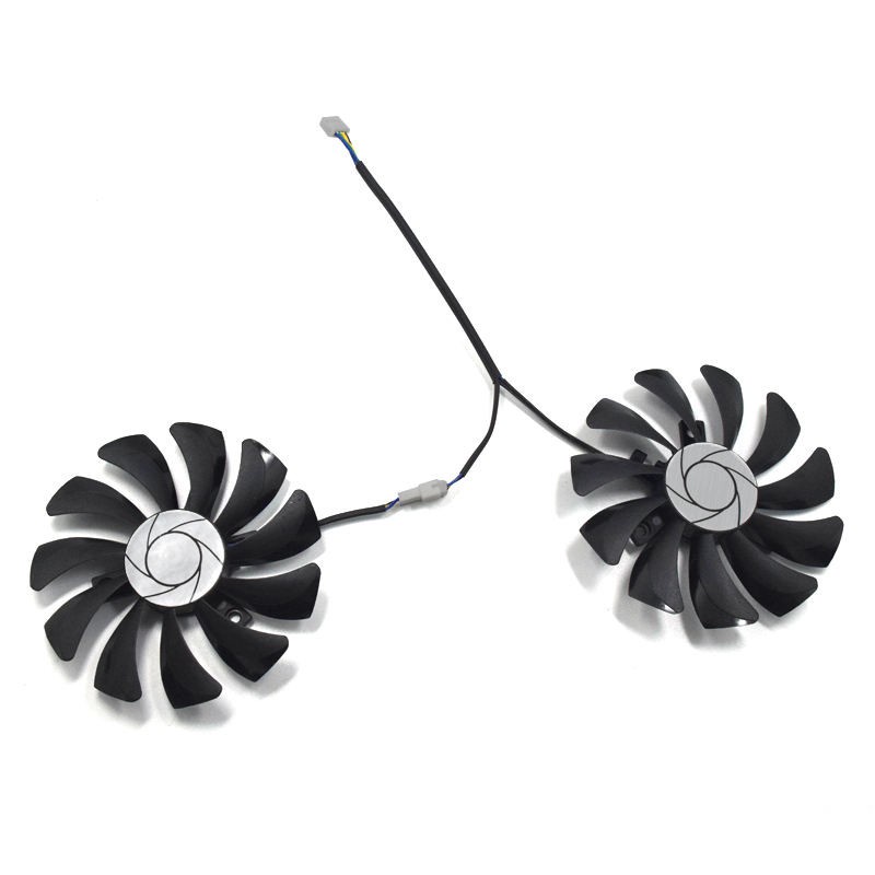 New 1 Pair Graphics Card Fan 85Mm Ha9010H12F-Z 4Pin Cooler Fan Replacement For Msi Gtx 1060 Oc 6G Gtx 960 P106-100 P106 Gtx1060 Gtx960