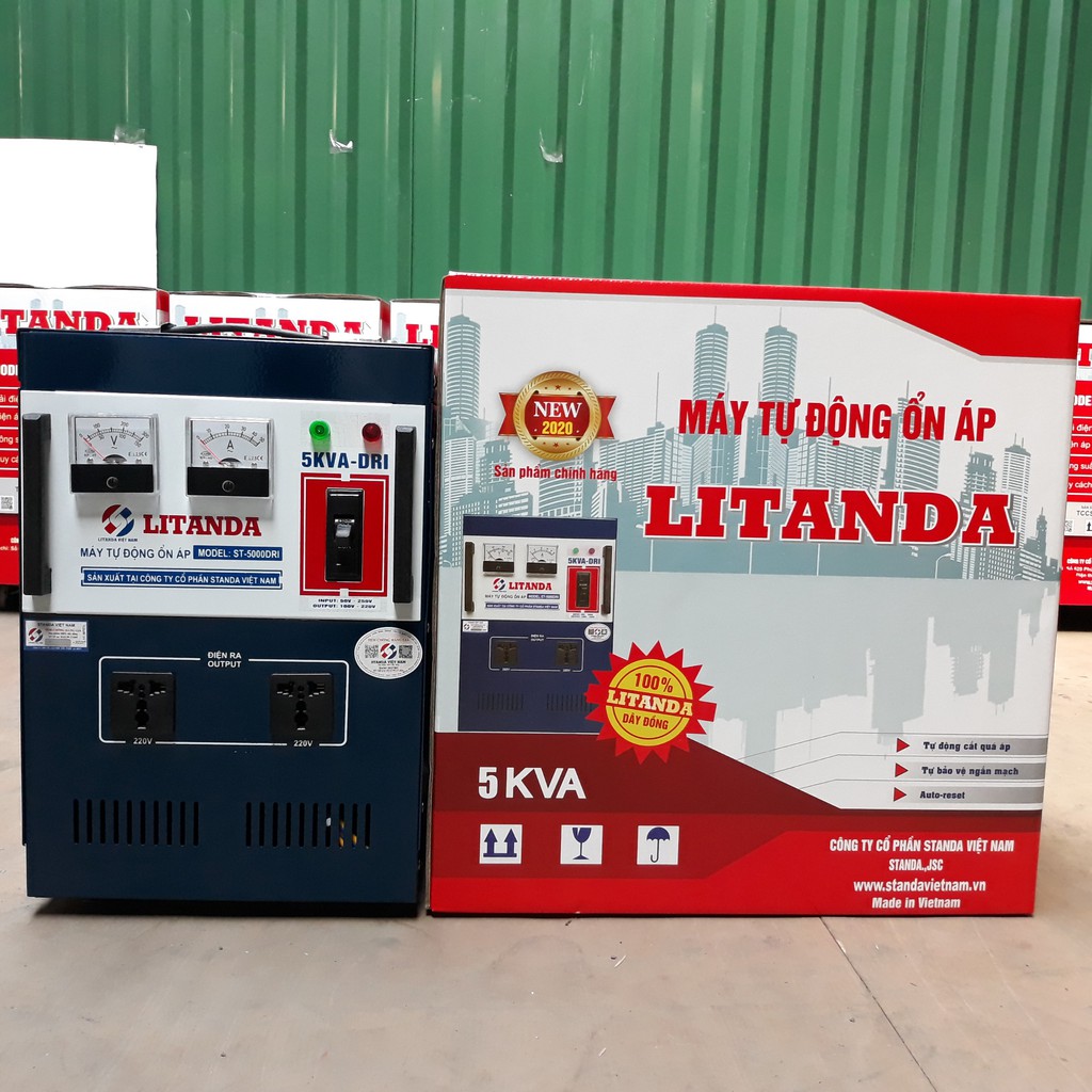 ỔN ÁP LITANDA 5KVA DRI DẢI 50V