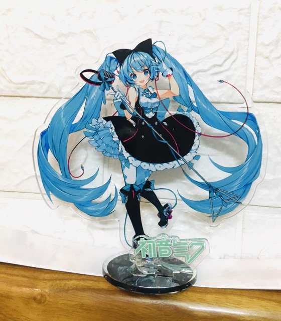 Tượng miku , mô hình hatsune miku để bàn