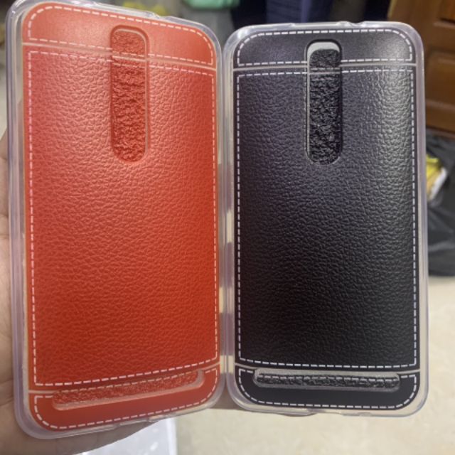 Ốp lưng asus zenfone2 5.5 silicon dẻo văn da thời trang