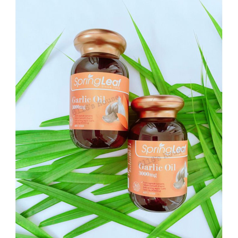 Viên uống Tinh Dầu Tỏi Spring Leaf Garlic Oil 3000mg