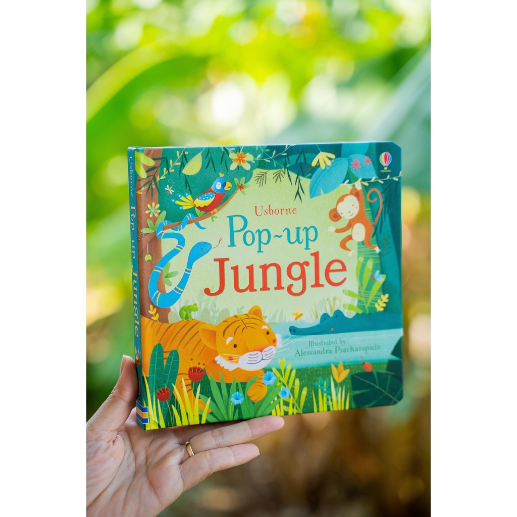 Sách Usborne - Pop Up Jungle