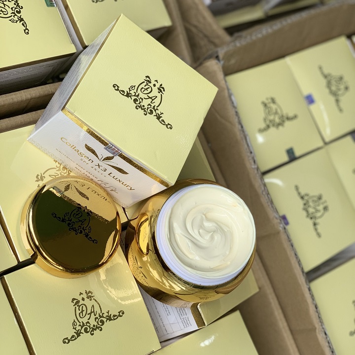 [HCM] Kem body trắng da collagen x3 Luxury Đông Anh Mix Saffron 250gr