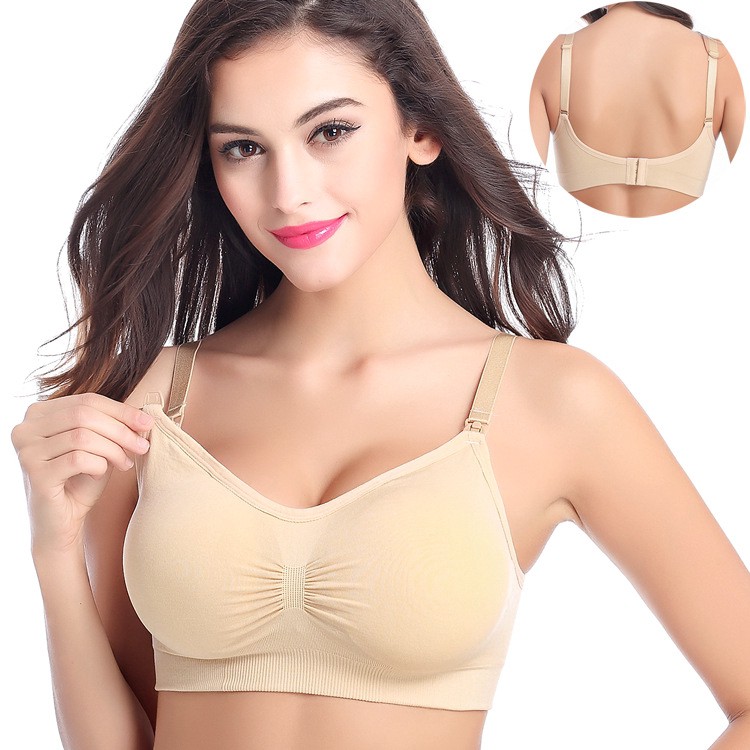 Áo ngực không gọng có mút nâng ngực dành cho mẹ bỉm sữa 082086