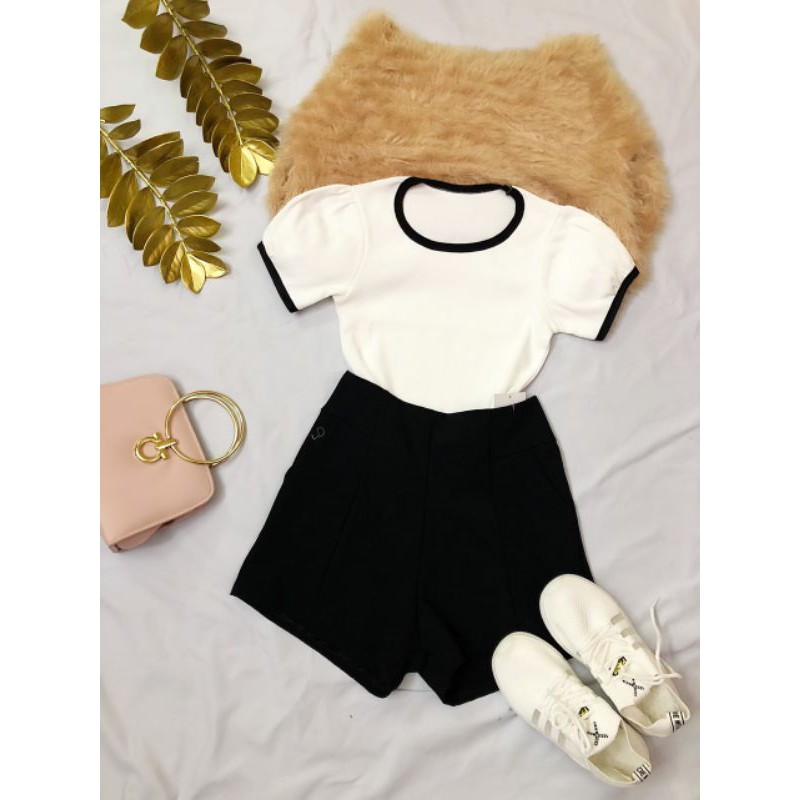 áo croptop viền cổ | BigBuy360 - bigbuy360.vn