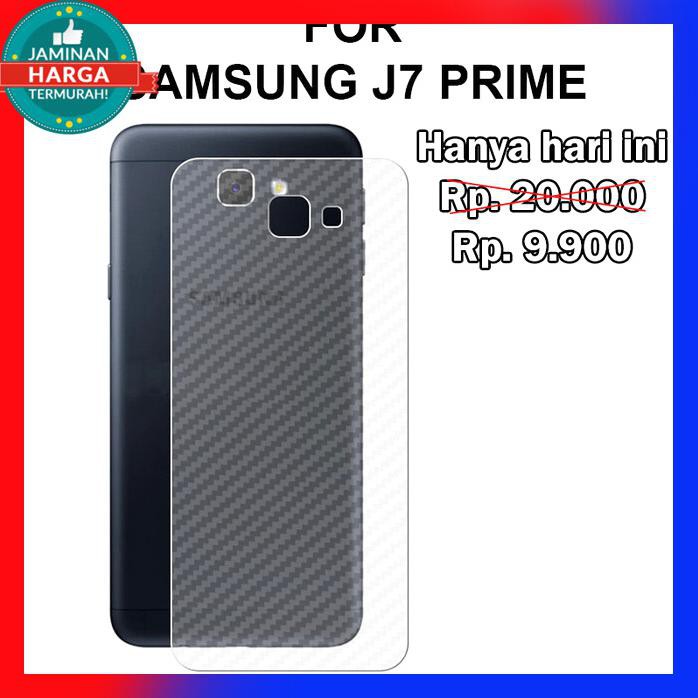 Miếng Dán Sợi Carbon Chống Trầy Cho Mặt Sau Điện Thoại Samsung J7 Prime