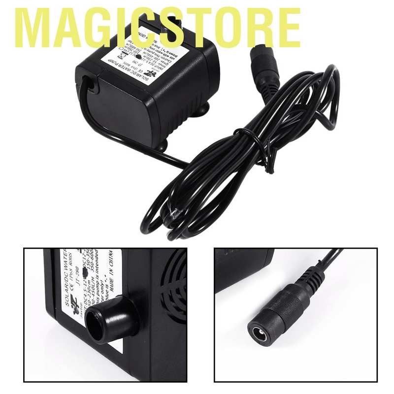 Máy Bơm Nước Mini Sử Dụng Năng Lượng Mặt Trời Dc12V