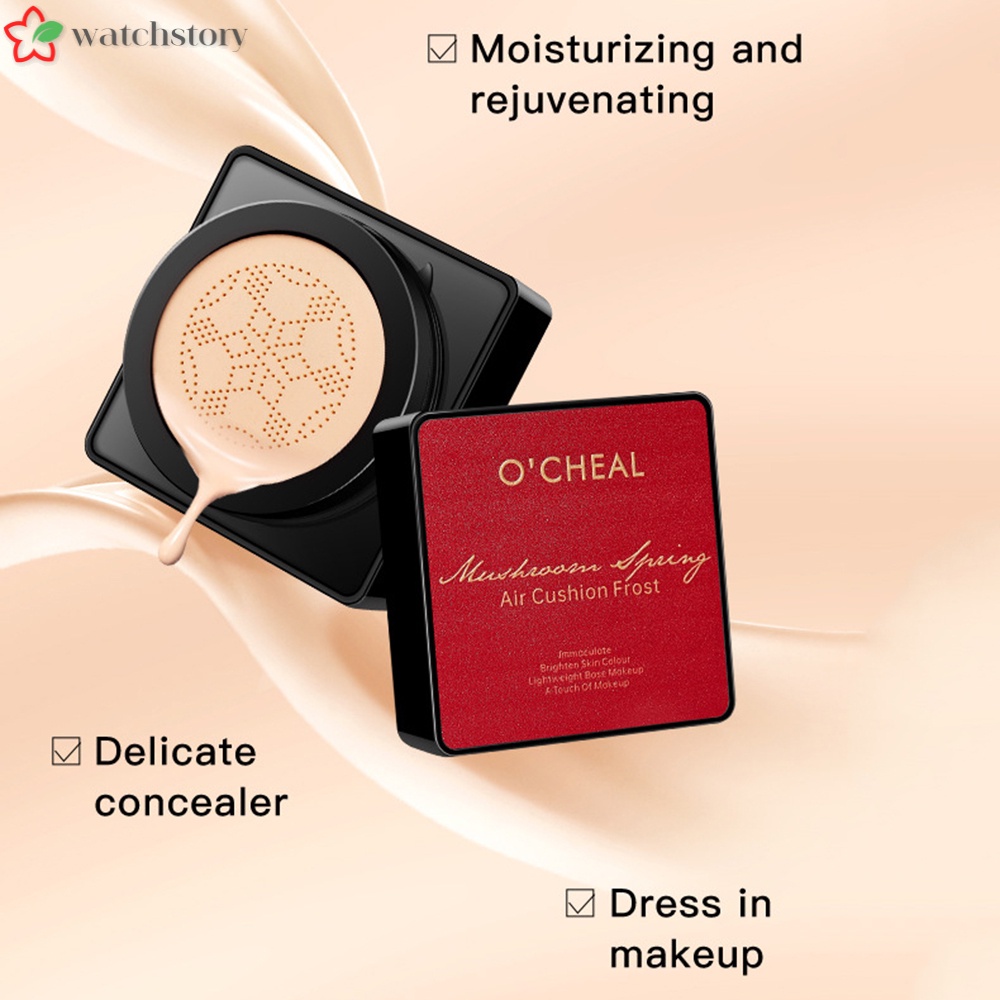 Phấn Nước Air Cushion BB Cream Che Khuyết Điểm Làm Trắng Và Sáng Da Với Mút Tán Hình Nấm Tiện Lợi