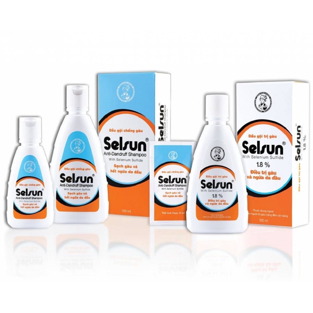 Dầu Gội & Dầu Xả Selsun Chống Gàu, Giảm Ngứa, Sạch Vảy Nấm