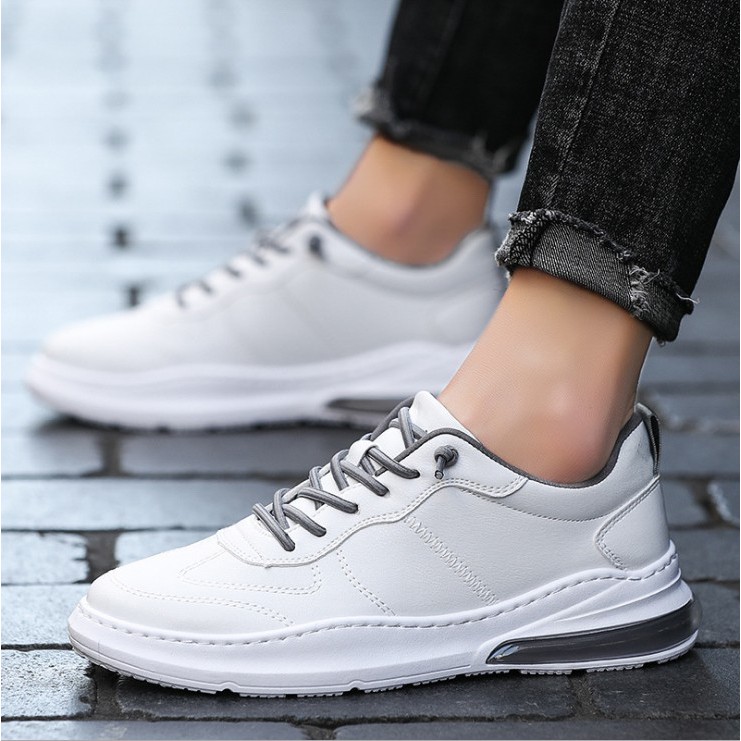 [ HOT SALE] Giày Sneaker nam thể thao màu trắng đế khâu cao cấp SP - 319 | BigBuy360 - bigbuy360.vn