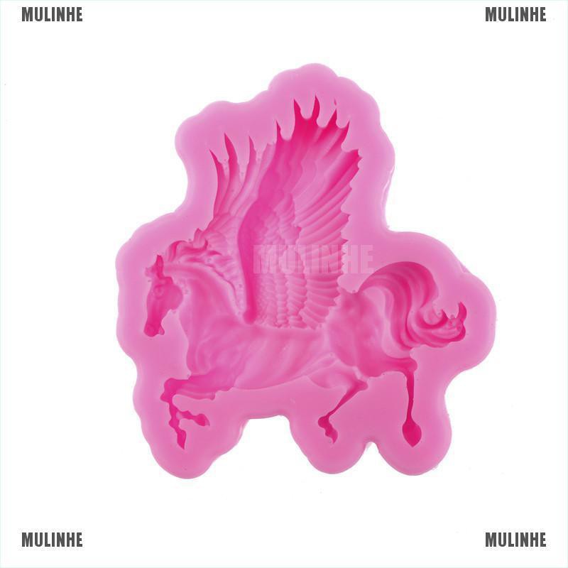 Khuôn Silicone Làm Bánh Hình Kỳ Lân 3D Độc Đáo