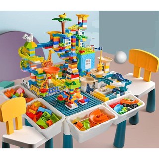 Bàn học, chơi lego đa năng cho bé