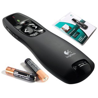 [FREESHIP 99K]_Bút trình chiếu Logitech Wireless Presenter R400 - Hàng công ty - 1 đổi 1 trong thời gian bảo hành