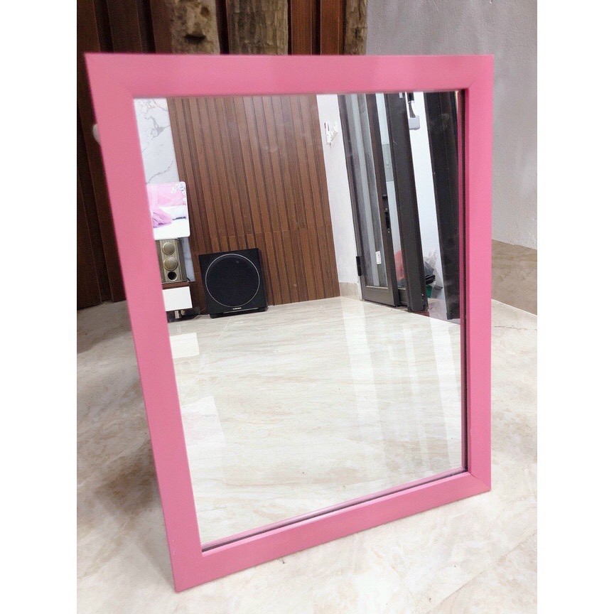 Gương soi decor treo tường, để bàn khổ A3