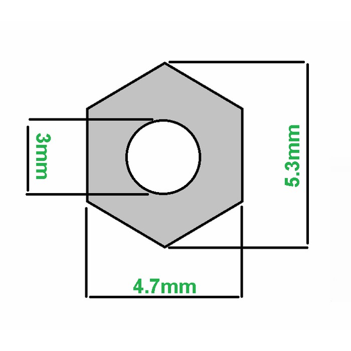 Combo 10 Cái Trụ Đồng Lục Giác M3, cọc đồng M3 các loại Đực - Cái (D-C), Cái - Cái (C-C)