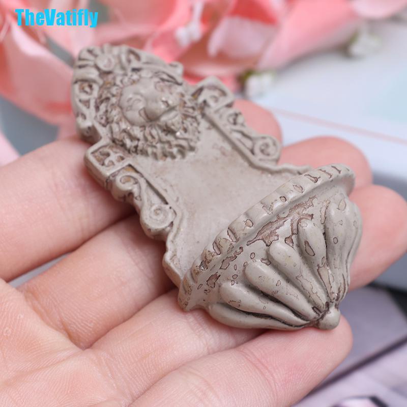 Mô Hình Đầu Sư Tử Mini Trang Trí Nhà Búp Bê