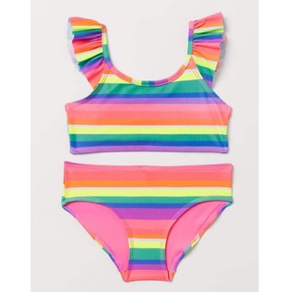 Bộ bơi hai mảnh H&m chuẩn sz18-24/2-4/4-6y cho bé gái
