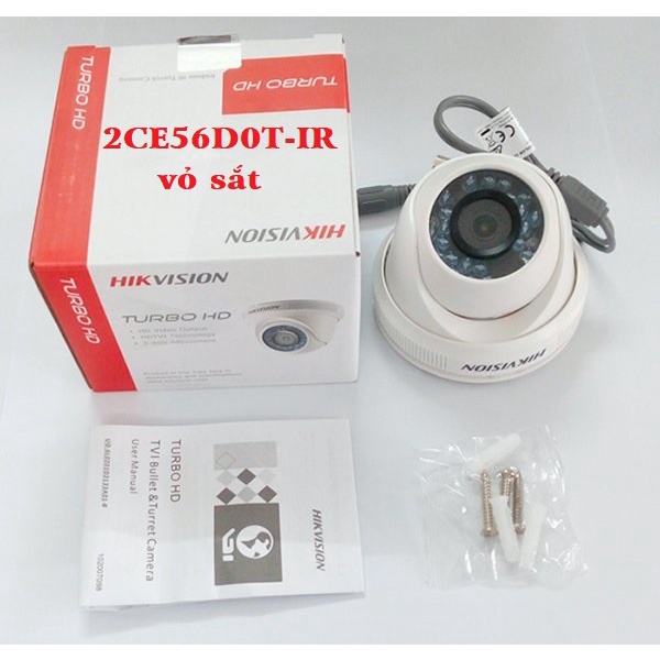 Trọn bộ 1/2/3/4 Camera 2MP DS-2CE16D0T-IR + Đầu ghi hình Hikvision - Full phụ kiện - Cắm điện là chạy