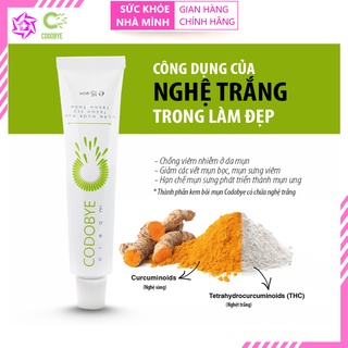 SKNM | Codobye Cream ® 15g - Kem bôi mụn tinh nghệ trắng