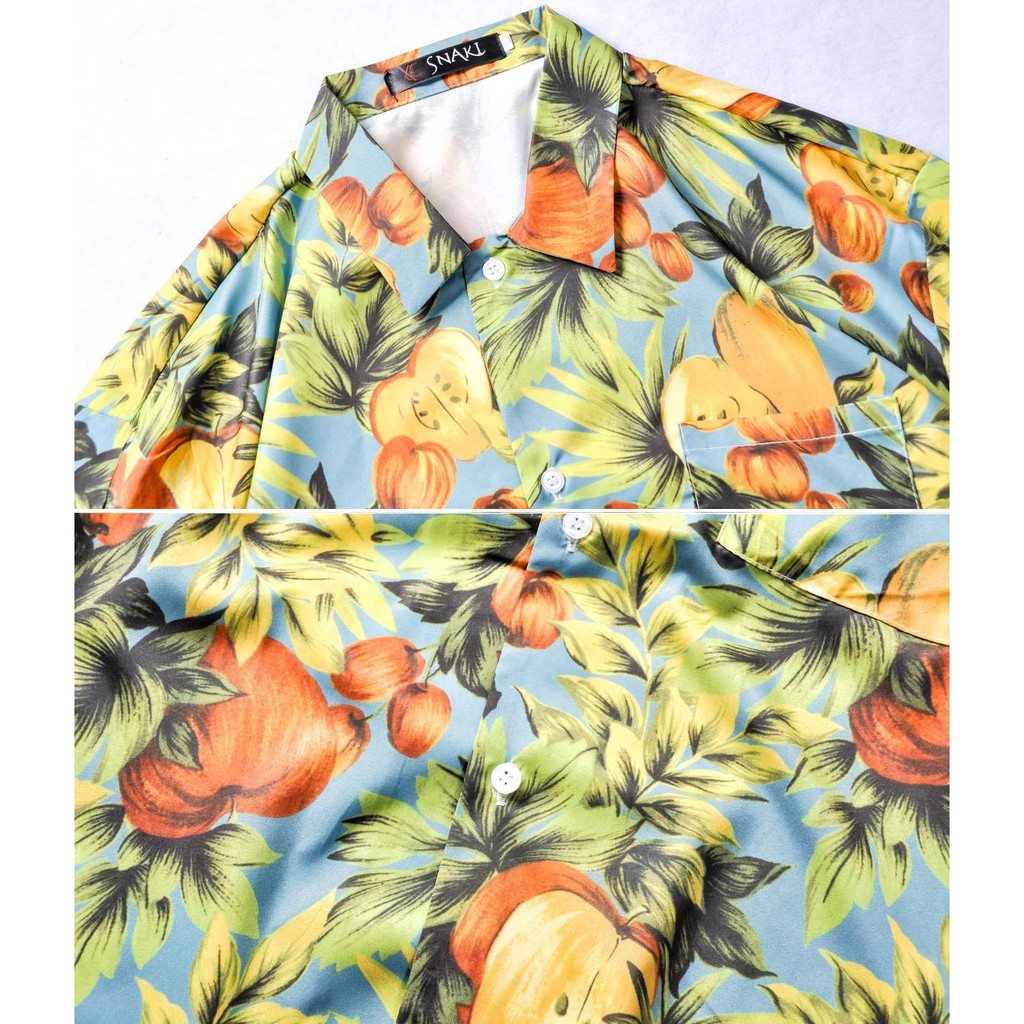 [SALE] Áo sơ mi trái cây đi biển form rộng SM13