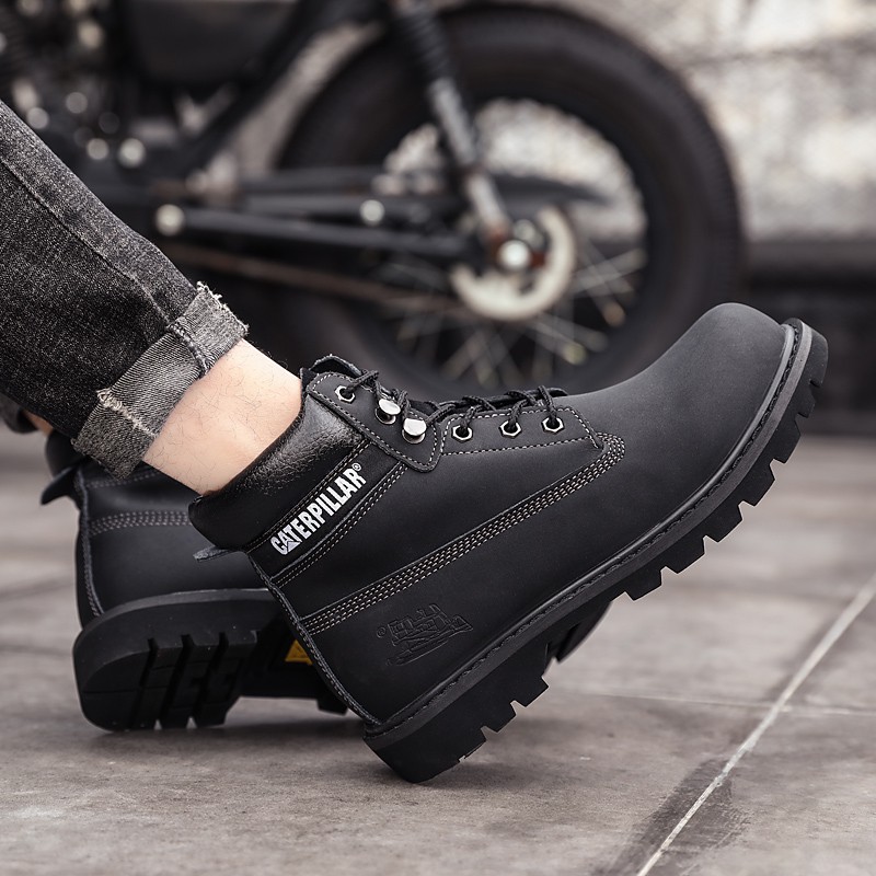 Giày Boot Cao Gót Mũi Mềm Màu Trơn Thời Trang Công Sở