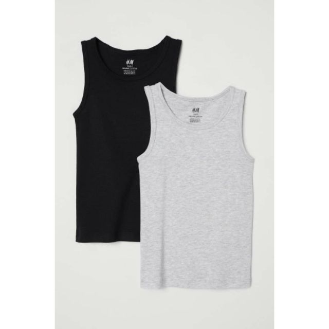 Set 2 áo ba lỗ bé trai hm