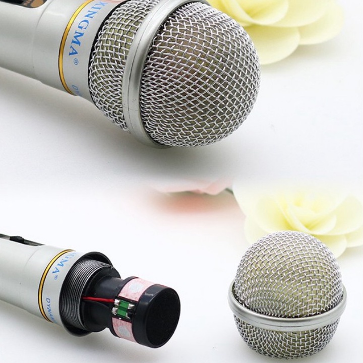 Mic Hát Karaoke Có Dây Xingma AF-319 Micro Karaoke Có Dây Chống Hú Hút Âm Cao Hàng Chính Hãng - Bảo Hành 12 Tháng