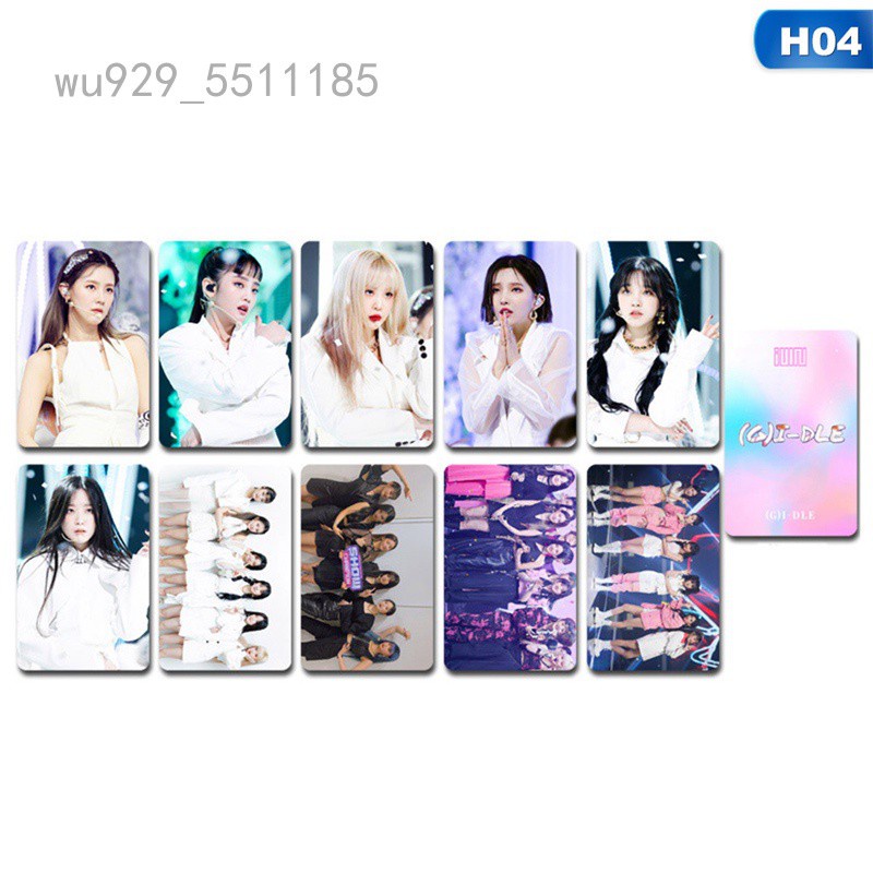 Wu929_5511185 Set 10 thẻ hình nhóm GI-DLE G-IDLE 3rd thiết kế nhỏ nhắn