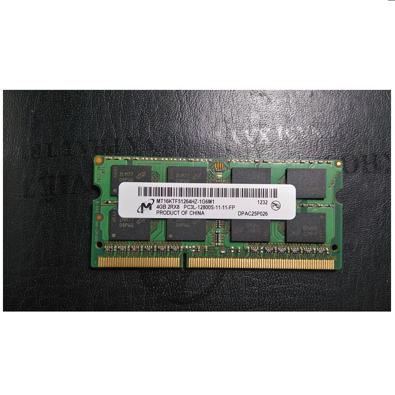 Ram Laptop 2Gb hoặc 4Gb PC3L Bus 1866 và các loại khác, hàng tháo máy chính hãng, bảo hành 3 năm