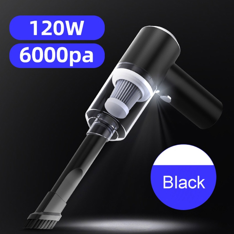 Máy Hút Bụi Cầm Tay Không Dây 5500pa 120w Sạc Usb Tiện Dụng