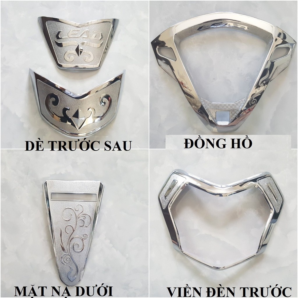 Ốp trang trí xe Lead 2018-2021 mạ crom