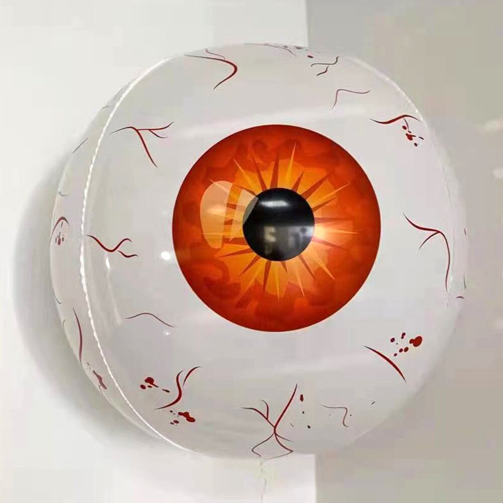 Bong Bóng Lá Nhôm Hình Đôi Mắt Máu 4D 22 Inch Trang Trí Nhà Cửa Dịp Halloween